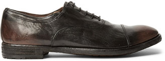 Officine Creative Archive Burnished-Leather Oxford Shoes