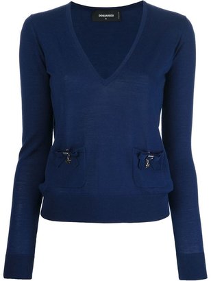 DSQUARED2 bow detail sweater