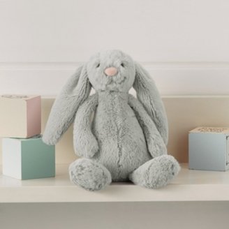 The White Company Jellycat Bashful Bunny Small Toy, Silver, Small