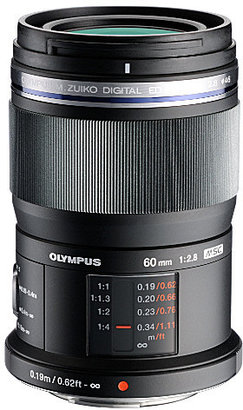 Olympus M.ZUIKO DIGITAL ED 60mm 1:2.8 Macro lens OLY-AF60MM-BLACK