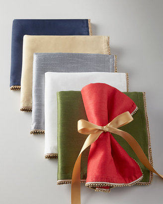 NM Exclusive Four Bead-Trimmed Napkins