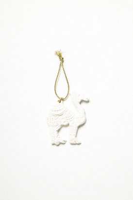 Free People Etched Animal Ornament