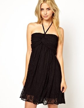 Mina Lace Dress - Black