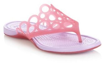 Crocs Bright pink 'Adrina' flip flops