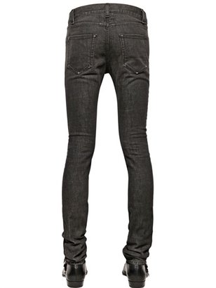 Saint Laurent 15.5cm Skinny Stretch Cotton Denim Jeans