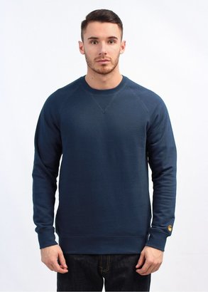 Carhartt Chase Sweater - Blue Penny