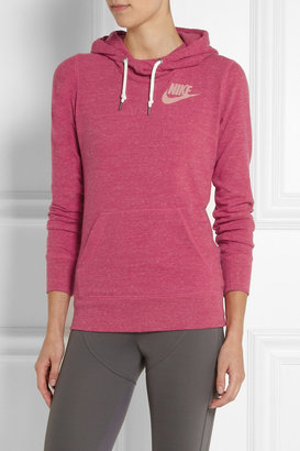 Nike Gym Vintage cotton-blend jersey hooded top