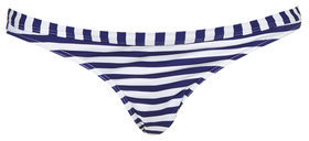 Topshop Womens MATERNITY Stripe Bikini Pants - Navy Blue