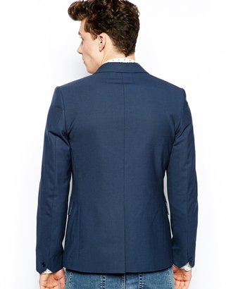 Peter Werth Double Breasted Suit Jacket in Slim Fit
