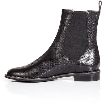 Robert Clergerie Old Robert Clergerie Embossed Leather Jorno Ankle Boots