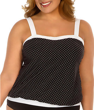 Miraclesuit Pin Point Breezy Wire-Free Tankini Top Plus Size