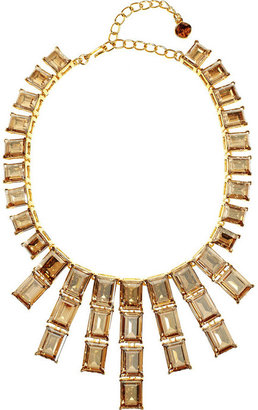 Kenneth Jay Lane Gold-plated Swarovski crystal necklace