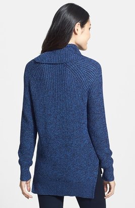 Chaus Cowl Neck Ribbed Sweater