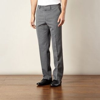 Jeff Banks Designer grey herringbone trousers