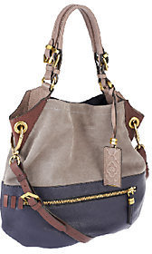 Oryany Sydney Suede and Leather Hobo