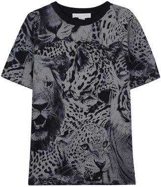 Stella McCartney Animal print jersey top