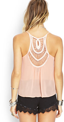Forever 21 Cutout Woven Cami