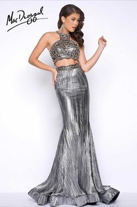 Mac Duggal Prom - 65862 Two Piece Gown In Grapite