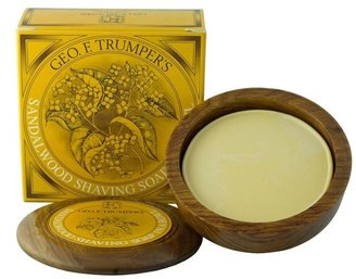 Geo F. Trumper Sandalwood Shave Soap with Wood Bowl