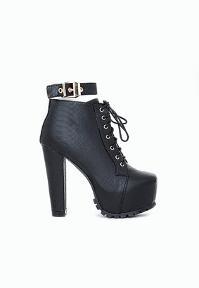Missguided Stella Platform Lace Up Boots