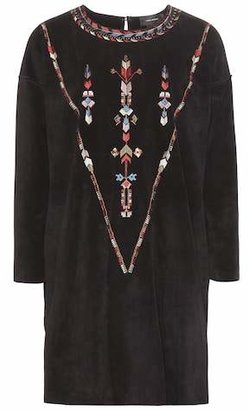 Isabel Marant Maggy embroidered suede tunic