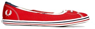 Fred Perry Jet South Sea Deckchair Red Pumps - Red