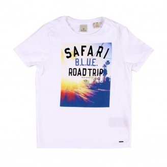 Scotch & Soda Photo Safari T-shirt White