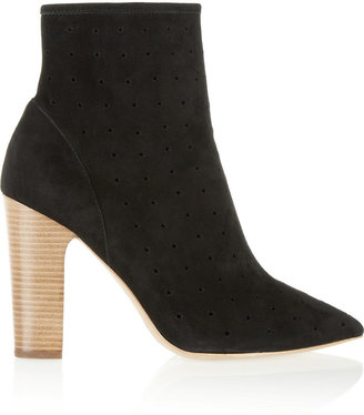 See by Chloe Perforated suede ankle boots