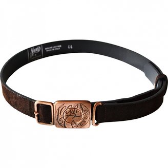 Christian Lacroix Brown Leather Belt
