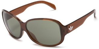 adidas Women's Miami Beach Sport Sunglasses,Coffee Bean Frame/Forest Green   Lens,one size