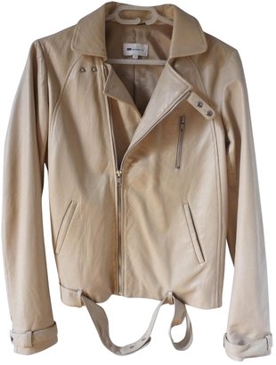Vanessa Bruno Pink Leather Biker jacket