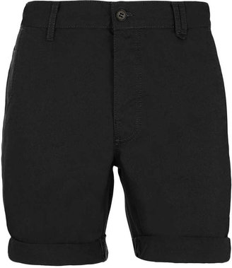 Topman Black Chino Shorts