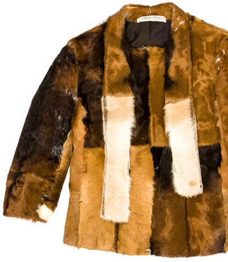 Miu Miu Patchwork Fur Jacket