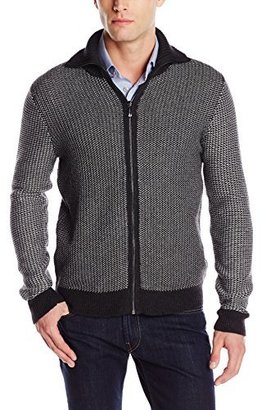 Perry Ellis Men's Premium Full-Zip Sweater
