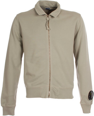 C.P. Company Light Grey Full-Zip Sweatshirt