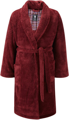 Austin Reed Burgundy Shawl Collar Robe
