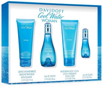 Davidoff cool water 4-pc. fragrance gift set - women's