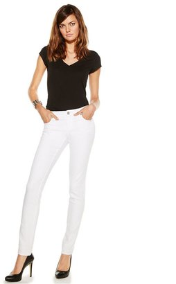 INC International Concepts Curvy-Fit White Wash Skinny Jeans, Only at Macy's