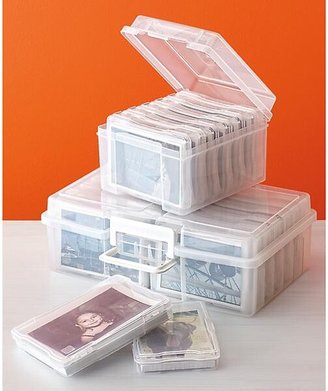 Container Store Iris 4" x 6" Photo & Craft Case Translucent
