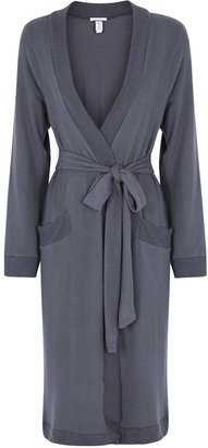 Eberjey Dark grey stretch modal blend robe