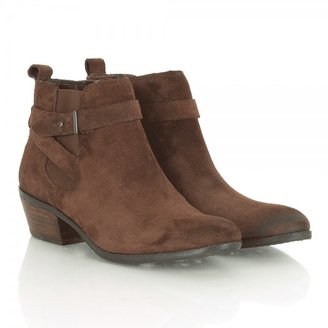 Sam Edelman Brown Pacific Suede Women's Ankle Boot