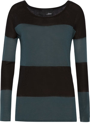 Line Surrealist striped fine-knit sweater