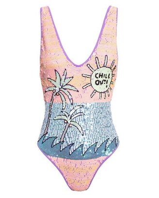 Mulholland EMMA Chill Out Sequinned Swimsuit