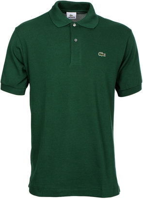 Lacoste L1212 Green Pique Polo Shirt