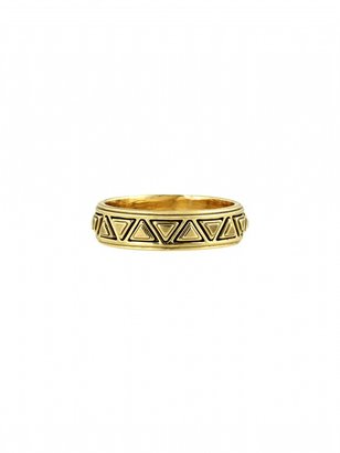 House Of Harlow Triangle Plateau Midi Ring Gold