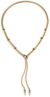 ABS by Allen Schwartz Snake Chain Lariat Necklace