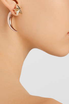 Givenchy Shark earring in rose gold-tone and pale gold-tone brass