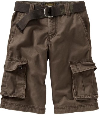 Old Navy Boys Belted Cargo Shorts