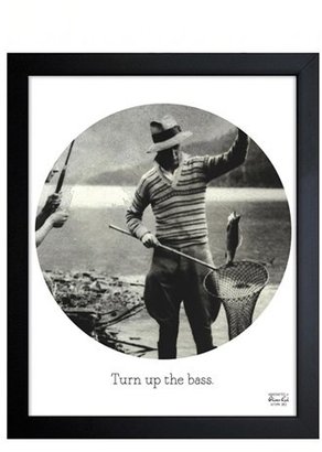 Oliver Gal 'Turn Up the Bass' Framed Print