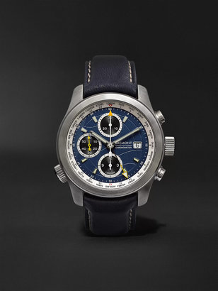 Bremont ALT1-WT/BL World Timer Automatic Chronograph 43mm Stainless Steel and Leather Watch, Ref. No. ALT1-WT/BL